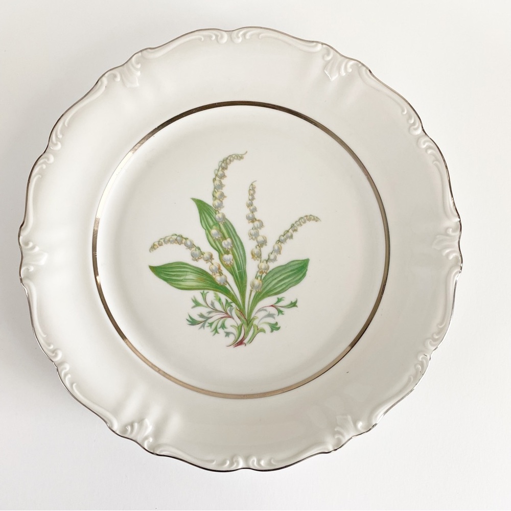Royal Heidelberg Lily of the Valley Dinner Plate 10" Winterling Germany China